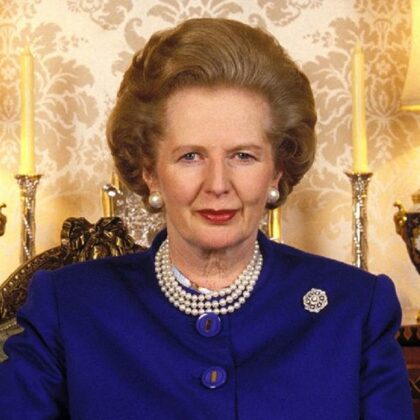 MARGARET THATCHER "IRON LADY" (1925 – 2013) WAS THE BRITISH FIRST FEMALE PRIME MINISTER. T
