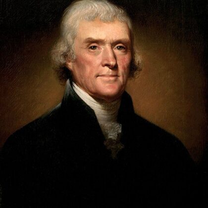 THOMAS JEFFERSON (1743-1826) WAS THE THIRD PRESIDENT OF UNITED STATES,FROM (1801 - 1809).T