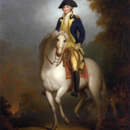 GEORGE WASHINGTON (1732 - 1799) SERVED AS THE FIRST PRESIDENT OF UNITED STATE FROM (1789 -