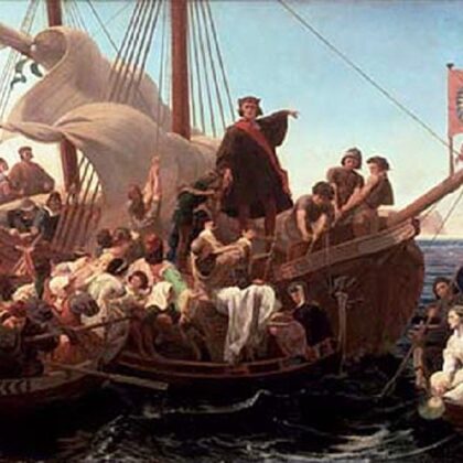 CHRISTOPHER COLUMBUS ,THE COLONIZATION OF AMERICA BEGAN WITH THE EXPLORATION OF THE EUROPE