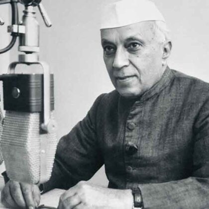JAWAHARLAL NEHRU (1889-1964) INDIA'S THE FIRST PRIME MINISTER AND MAHATMA GANDHI'S TRUSTED