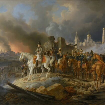 FRANCO - RUSSIAN WAR (1812), IN JUNE OF 1812,NAPOLEON BEGAN HIS FATAL RUSSIAN CAMPAIGN,THE
