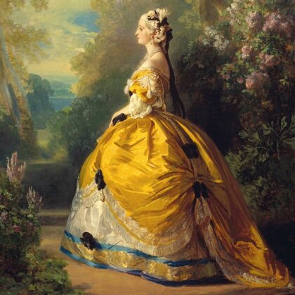 THE SPANISH /FRENCH EMPRESS EUGENIE  (1826–1920),THE WIFE OF NAPOLEON III,WHO BY HER CHARM