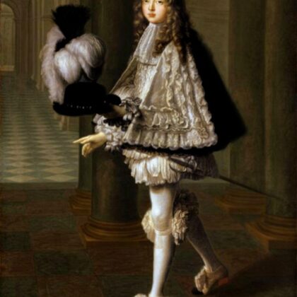 LOUIS ALEXANDRE DE BOURBON(1681-1737) A SON OF KING LOUIS XIV OF FRANCE.HE WAS KNOWN AS TH