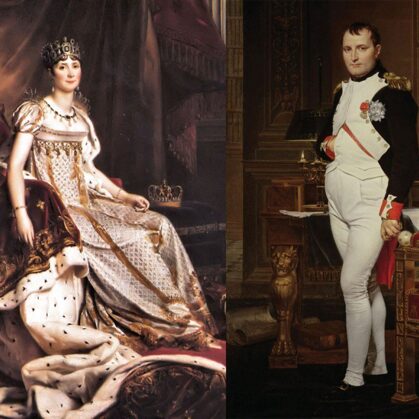 FRANCE'S NAPOLEON  AND HIS WIFE JOSEPHINE BONAPARTE.(1794 - 1814).NAPOLEON'S GREATEST LOVE