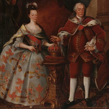 QUEEN  MARIA I  OF PORTUGAL (1734-1816) WAS QUEEN OF PORTUGAL FROM 1777 UNTIL HER DEATH. K